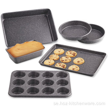 Tung mätkaka/kaka/muffin/limpa nonstick Bakeware -uppsättning